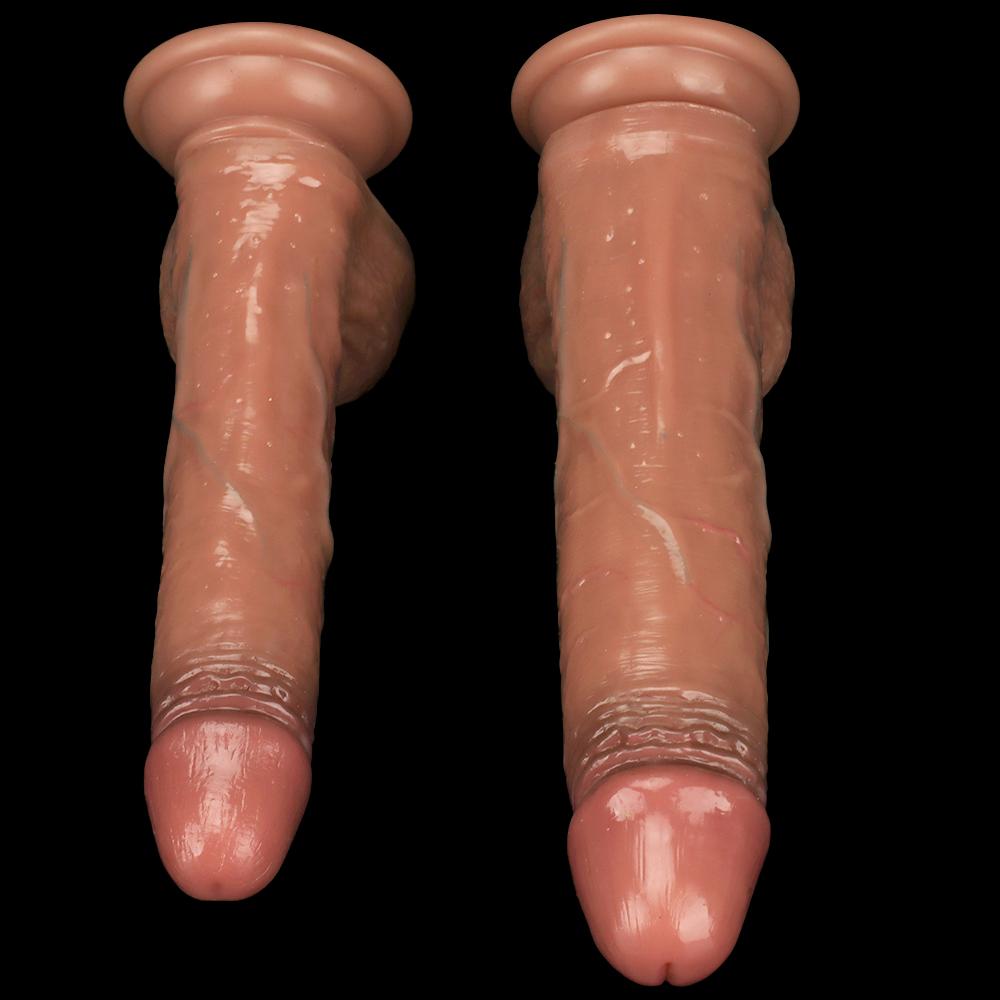 Realistic Soft Liquid Silicone Simulation Dildo Female Masturbator Adult Sex Toy Realistic Penis Strap on Cock
