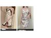 Women’s Sexy Lace Spaghetti Strap Ice Silk Nightgown Pajamas with Chest Pad - Summer Sweet Print