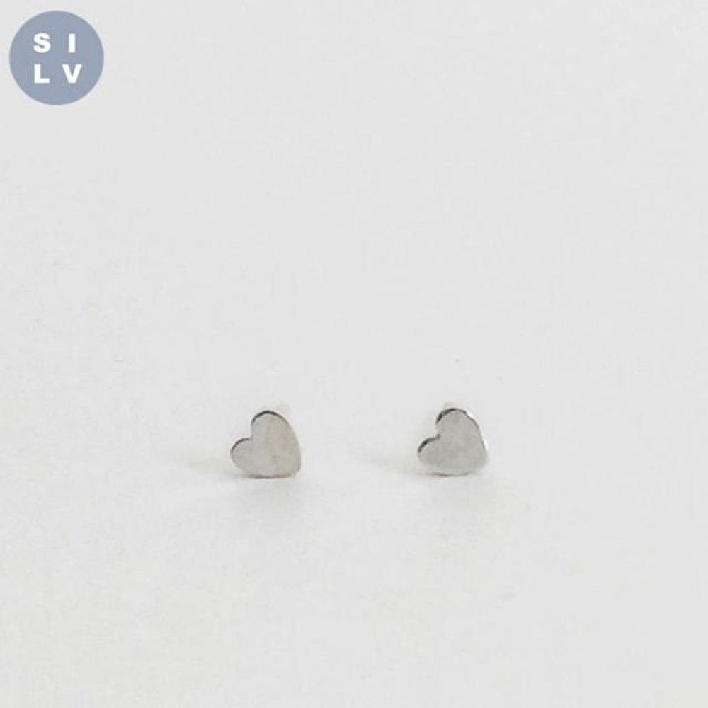 (Silver925) Heart Earring (We934A6)