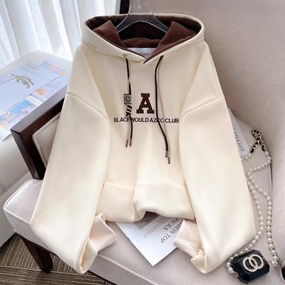 Sweatshirt Korean Style Wear Women's Autumn and Winter Popular Beautiful Printed Letters Small Fresh Top