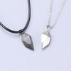 Necklace - FJFK - Magnetic Heart - Gothic Punk Style - 1 Pair - For Men