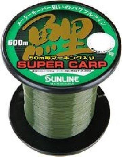 SUNLINE Super Carp Nylon Fishing Line, 600m, #10, Matte Green