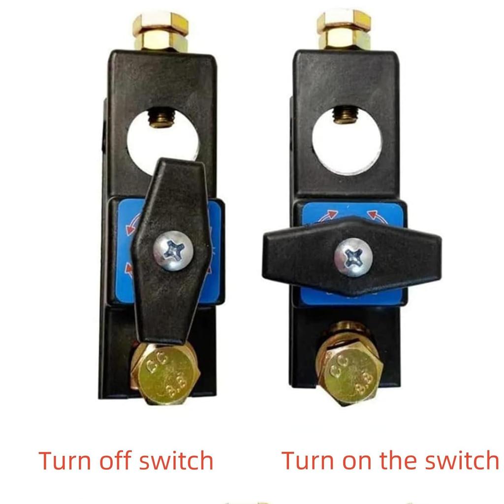 High Current Master Battery Power Cut Isolator Kill Switch,Smart Battery Disconnect Switch, Smart Copper Battery Clamps, Car Battery Cut Off Switch,