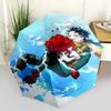 1pc My Hero Academia Izuku Midoriya Theme Outdoor Umbrella - Automatic Opening/Closing, Portable 3-Fold Design with 8-Rib Iron Frame - Perfect Gift Fo