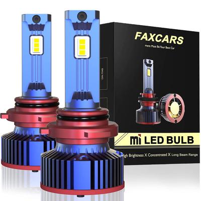FAXCARS HB4 LED Nebel Explosiv 9006 LED Scheinwerfer Kompatibel mit Hauptuntersuchung Hohe Helligkeit 6000K Weißes Licht Blendend