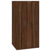 816679 vidaXL Wall-mounted TV Cabinet Brown Oak 40x34.5x80 Cm