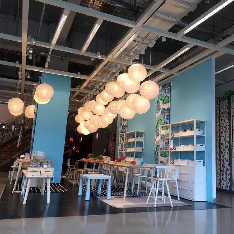 1 Stück Pendelleuchten DIY Lampenschirme Nordischer Stil Wohnzimmer Lichtzubehör Schlafzimmer Lampenabdeckung Papier