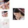 Elegant Rose Gold Cute Snowflake Crystal Stud Earrings With Timeless Five-pointed Star Design
