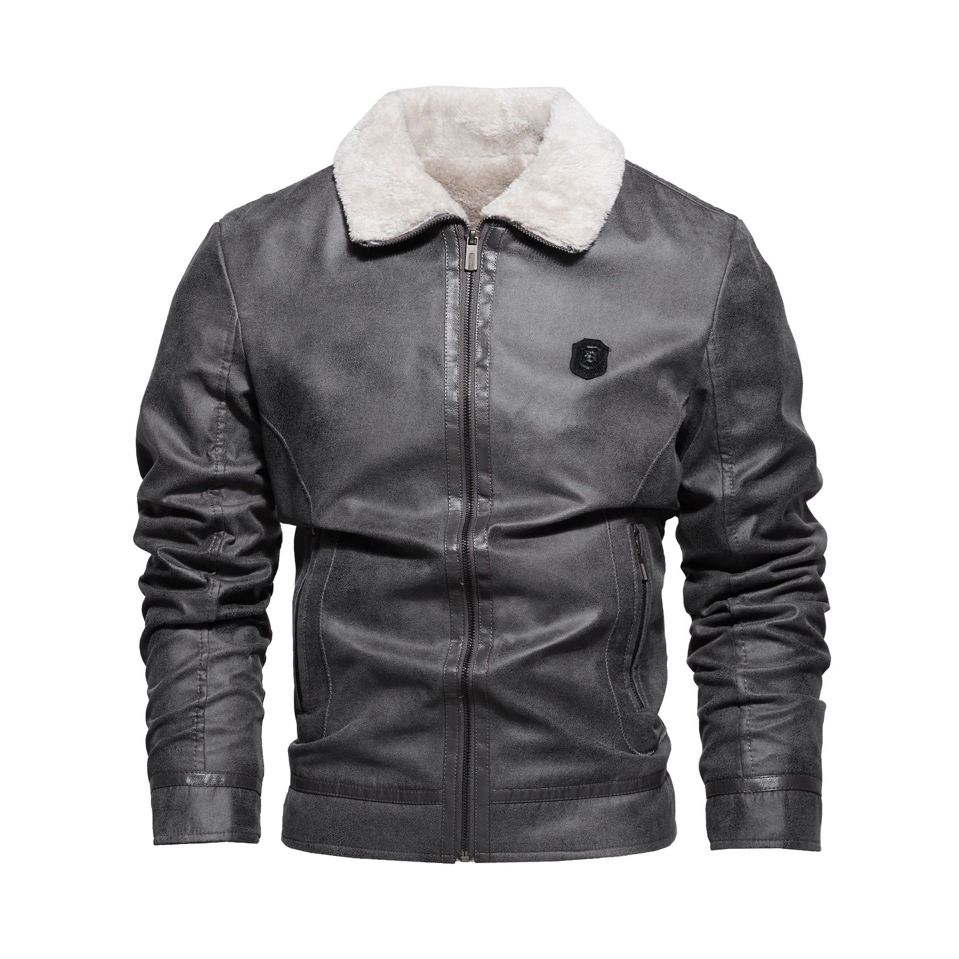 

Мужская облегающая замшевая куртка с лацканами, модная повседневная замша 3XL