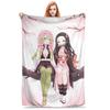 Kimetsu Demon Slayer Blankets Velvet Spring/Autumn Anime Kimetsu No Yaiba  Super Warm Throw Blankets for Bed Outdoor Rug Piece