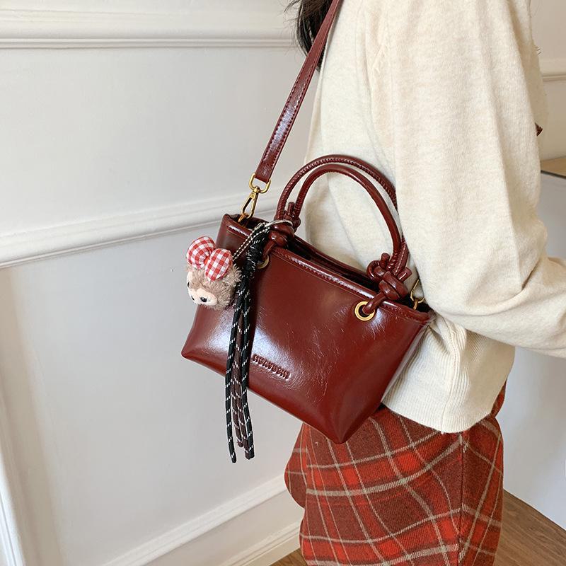 Women's Red Wedding Bucket Bag – 2024 Fashion Crossbody & Shoulder Bag