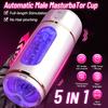 Automatic Male Mastubator Cup Pocket Pussy Sex Machine Realistic Vagina Sexy Voice Vibrator Penis Stimulator Sex Toy For Men