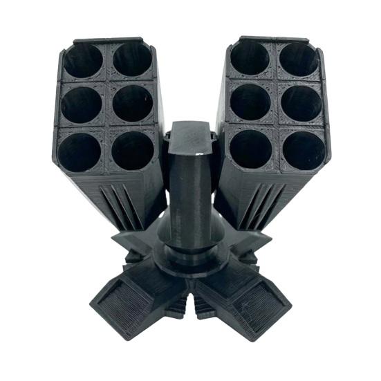 3D Printed Missiles Launcher Rocket Launcher Pen Holder Pencil чёрный