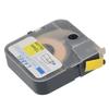 Etikettenband für MAX Line Maschine LM 380E LM 390A LM 370A LM 380A LM 380EZ 12mm 26.2ft Gelbes Selbstklebeetikettenband