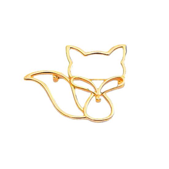 Broche de Aleación para Mujer Forma de Flor de Rosa Hueca Pin de Solapa Trajes Abrigos Bolsos Bufandas Insignia Accesorio Versátil