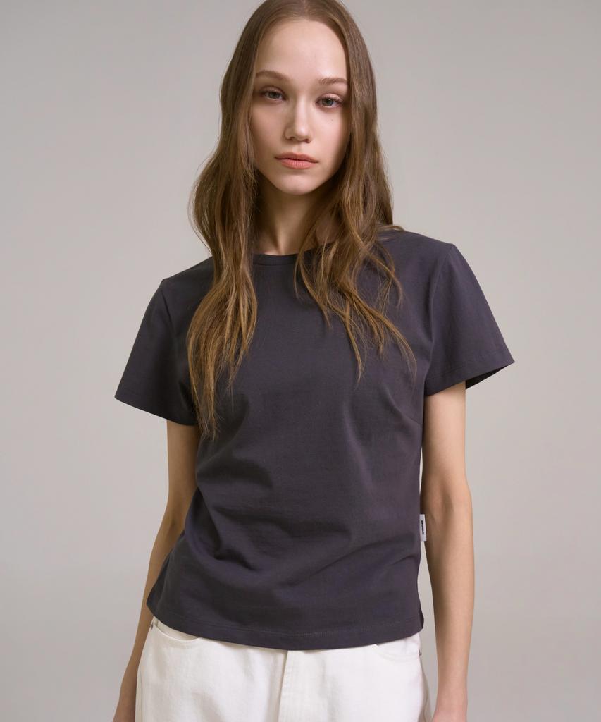 SSIN AND LEE Dart T-Shirt Charcoal