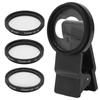 Veledge 37mm Close Up +1 +2 +4 +10 Close Up Macro Filter Mobile Phone Lens Filter for Different Mobile Phones