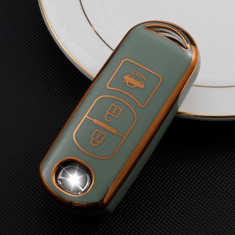 Phnom Penh  2/3/4 Button TPU Car Remote Key Case Cover Fit for Mazda 2 3 6 Axela Atenza CX-5 CX5 CX-7 CX-9 2014 2015 2016 2017 2018