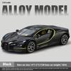 1/32 Scale Bugatti Tourbillon Alloy Super Sports Car Model, with Sound and Light Children's Toy Car, Suitable for Giving Gifts To Boys