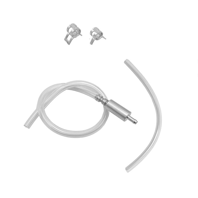 

Комплект сменных адаптеров Автоаксессуары Шланг для прокачки сцепления и тормозов автомобиля Гидравлическое сцепление Односторонний клапан Трубка Инструмент для прокачки белый