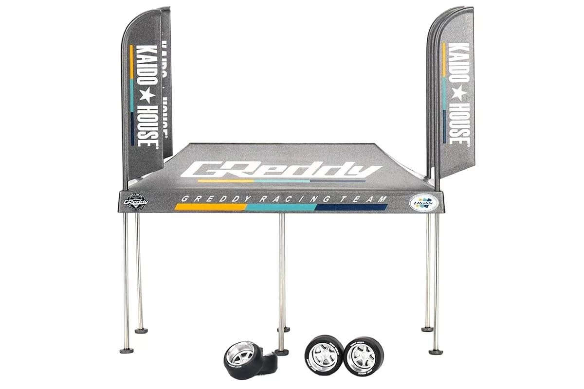 

Kaido House x Mini GT 164 KAIDO HOUSE Палатка Greddy V1 с колесами Диорама [Б/У]