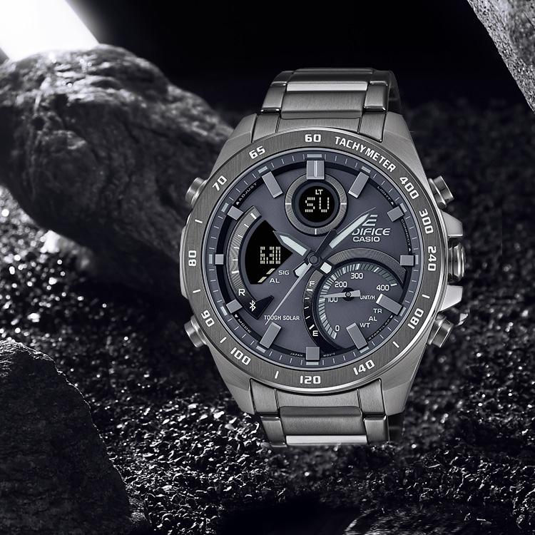 CASIO Men EDIFICE Gray Watch ECB-900MDC-1A ECB-900MDC-1A