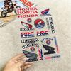For Motorcycle Reflective Stickers Waterproof Decals for Helmet Scooter Fuel Tank Toolbox Racing