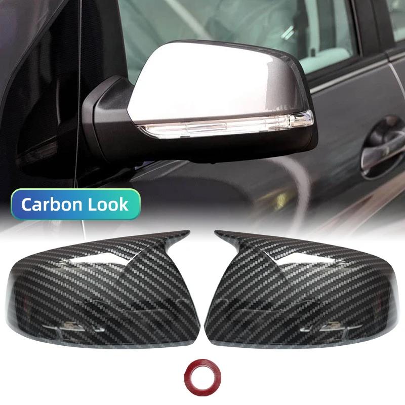 For Mercedes Benz A B Class W169 A160 W245 2008-2012 Sticker Carbon Black Side Rearview Mirror Cover Caps Shell Lid