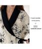 Plus Size Maternity Kimono Pajamas - Autumn/Winter Cotton for Postpartum & Breastfeeding
