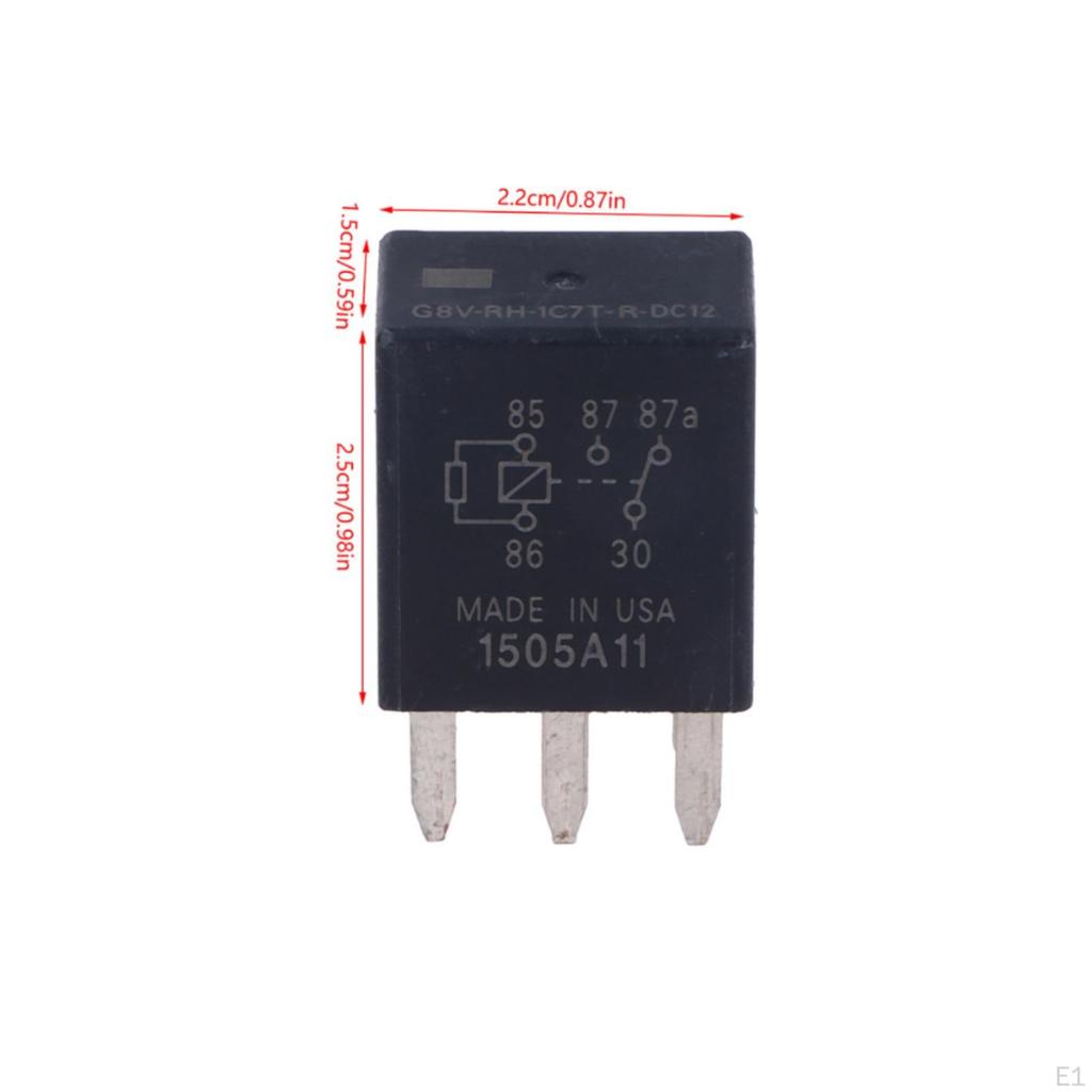 12V Vehicle Relay Model Code G8VRH1C7TRDC12 5 Pin SPDT Housing