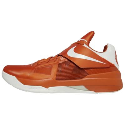 KD 4 Sapatos de Basquete de Cano Baixo com Aderência Respirável e Retorno Rápido Masculino Laranja IB3555-800