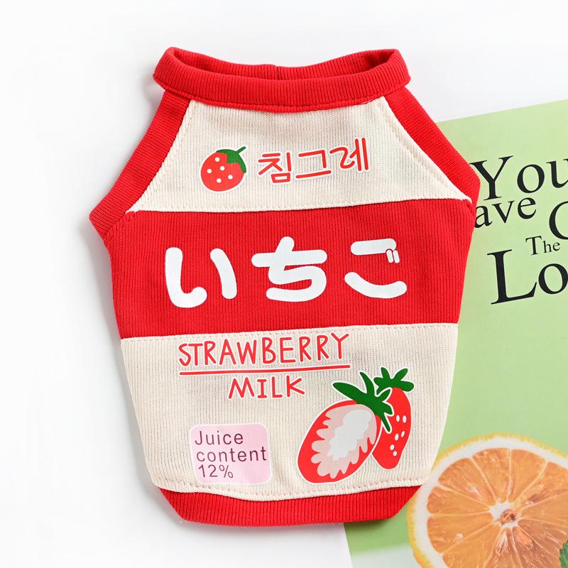 Pet Small Dog Pomeranian Chihuahua Cat Vest Dog Clothes Summer Spring and Autumn Thin