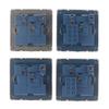 Universal Wall Socket With Led Light Switch 5 Hole Usb Wall Power Socket