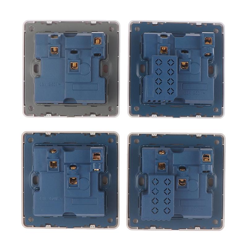 Universal Wall Socket With Led Light Switch 5 Hole Usb Wall Power Socket