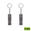 Double-Barreled Survival Whistle, High Decibel Pendant Keychain Whistle for Ourdoor Survival Emergency Camping Portable Whistle