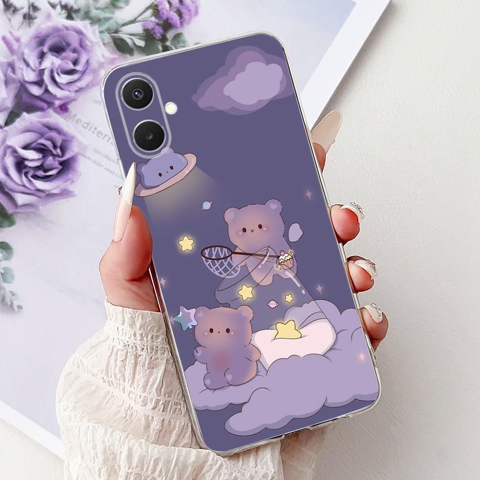For Samsung Galaxy A07 2025 Elegant Floral Butterfly Phone Case For Samsung A07 SM-A075F Soft Silicone TPU Cases