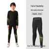 Kids' Elastic Sports Tights: Basketball, Football & Running Base Layer Pants