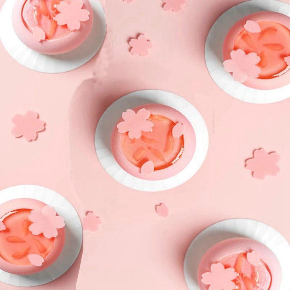 1 Pc 6 with Round Recessed Mousse Mold Small Flower Pot French Dessert Silicone Cake Mold Chocolate Jelly Mold Baking