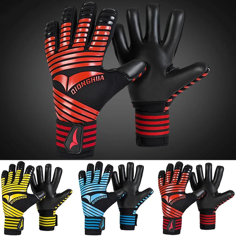 Professional Men Goalkeeper Gloves Women Thickened Latex Soccer Football Goalie Gloves Children Soft Style Goal Keeper Gloves