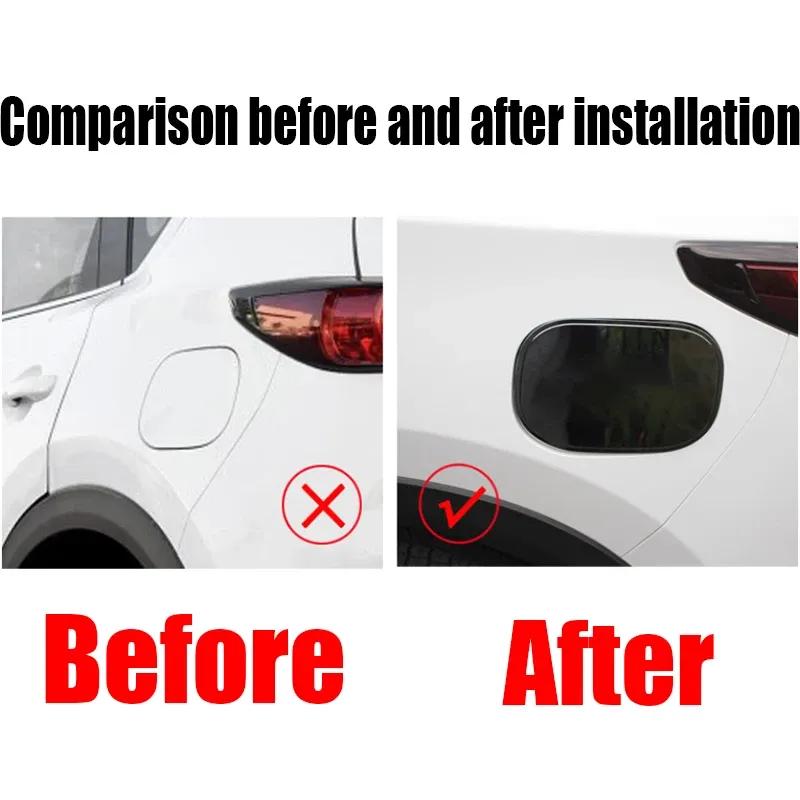 For Mazda CX-5 CX5 2017-2025 Modified Stainless Steel Fuel Tank Cap Decorative Cover Automotive Exterior Decoration Accessories