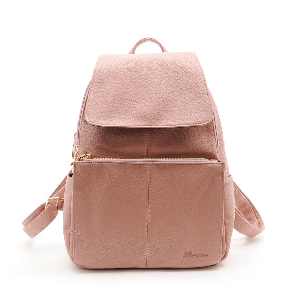

Front pocket flap backpack for Filano pink [FIRANO] women, 301107, рожевий