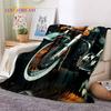 Motocross Modern Retro Motorcycle Soft Blankets,Keep Warm Throw Blanket Comfortable Blanket for Picnic Beds Sofa Home Bedroom