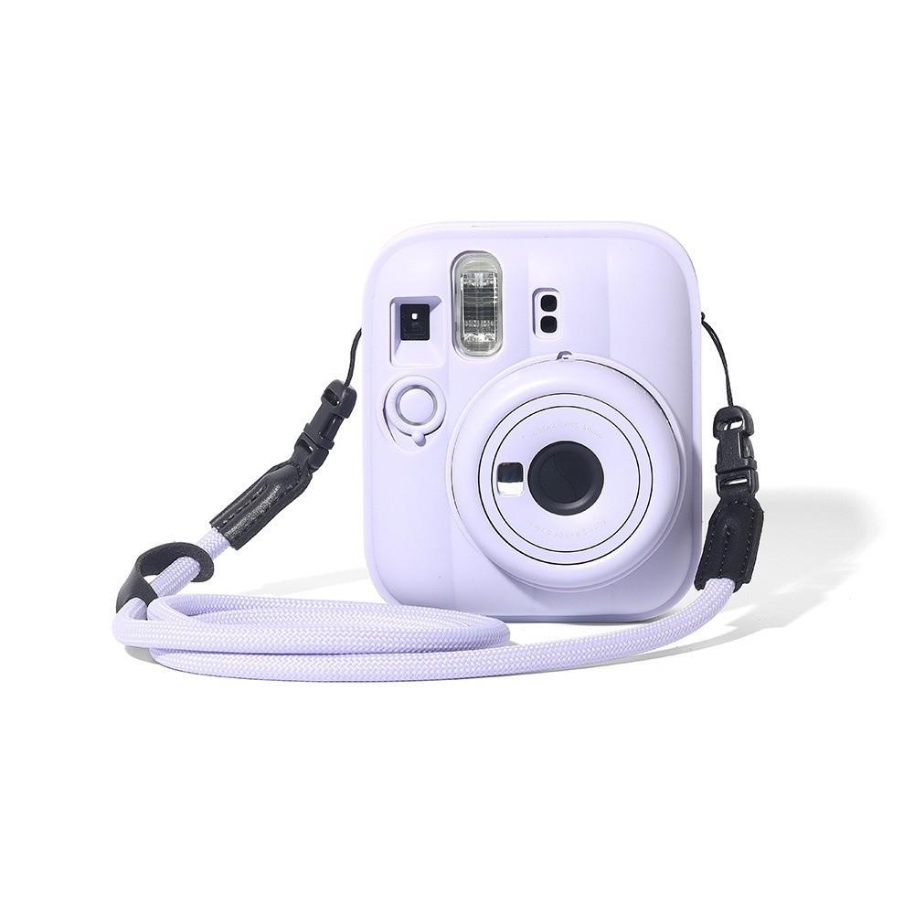 Med Rem Instantkamerafodral Silikonhölje Skyddande Omslag för Fujifilm Instax mini 13 Resa