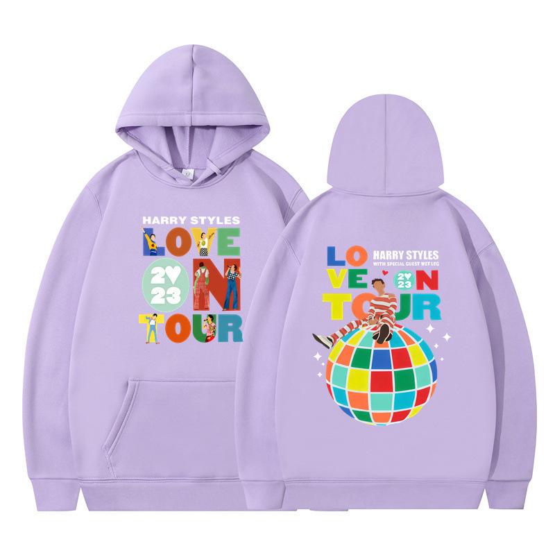 New HARRY STYLES Men's and Women's Peripheral Casual Loose Hooded Sweater