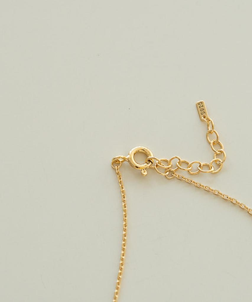 Alleun Silver 925 Heart Pendant Chain Mini Silver Necklace