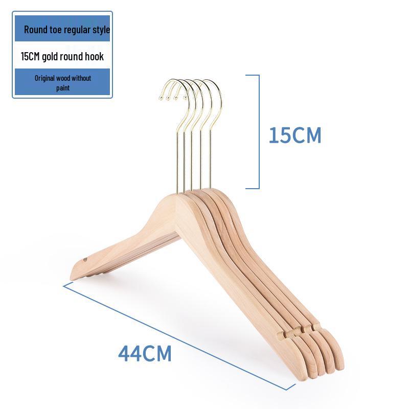 Damen Rutschfester Holzmantelständer Kleiderbügel für Bekleidungsgeschäfte