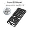 HDRIG Multi-Purpose Perforated Cheese Plate with 1/4" & 3/8" Threaded Holes for Mounting Extensions 3973