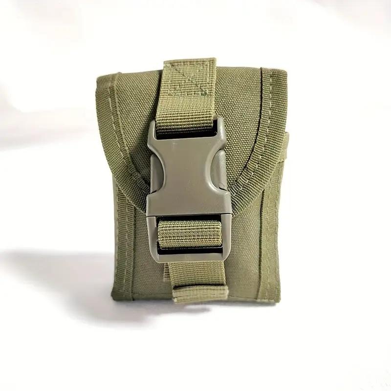 Modular Nylon Organizer: 1-Pack EDC Waist Pack & MOLLE Pouch with Belt. Hand Washable for Outdoor & Tactical Use.