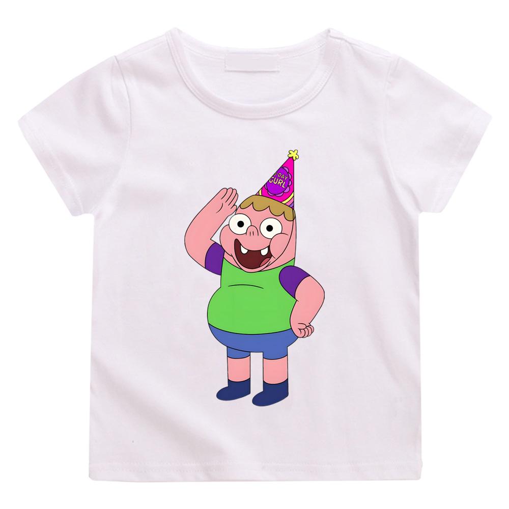 Christma Clarence Cartoon Print T-shirts Kawaii Anime Tshirt Cute Manga 100% Cotton Tee-shirt Aesthetic Cartoon Boy/girl T Shirt