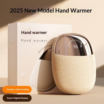 Neuer Plüsch-Handwärmer Wiederaufladbarer Handwärmer Beidseitig Selbstheizend Tragbares Handheld-Heizgerät
